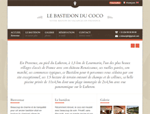 Tablet Screenshot of bastidonducoco-provence.com